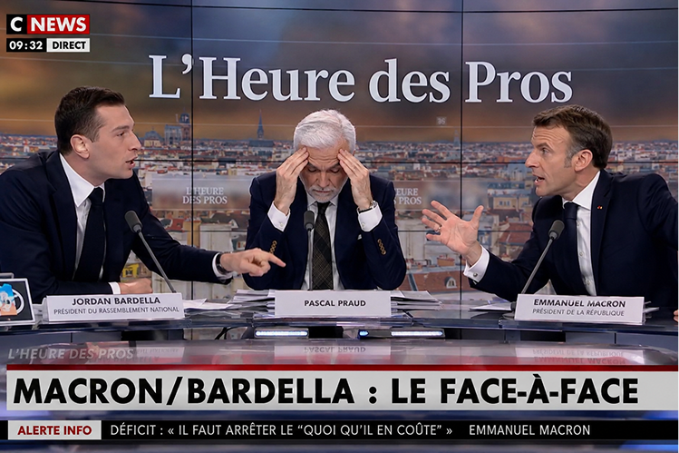 Bardella — Macron : le face-à-face sur L'Heure des Pros